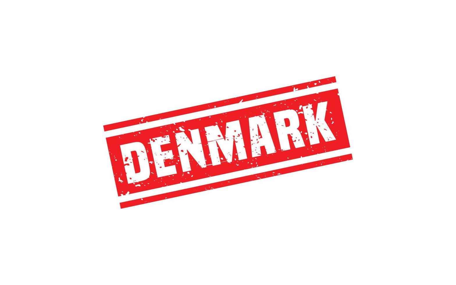 DENMARK stamp rubber with grunge style on white background vector