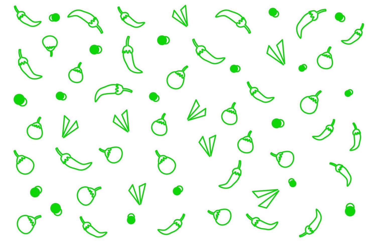 seamless pattern chili and tomato vector