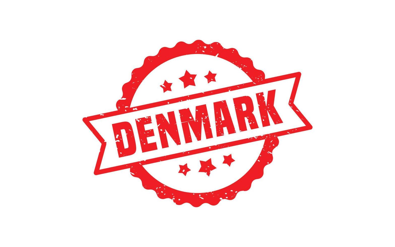 DENMARK stamp rubber with grunge style on white background vector