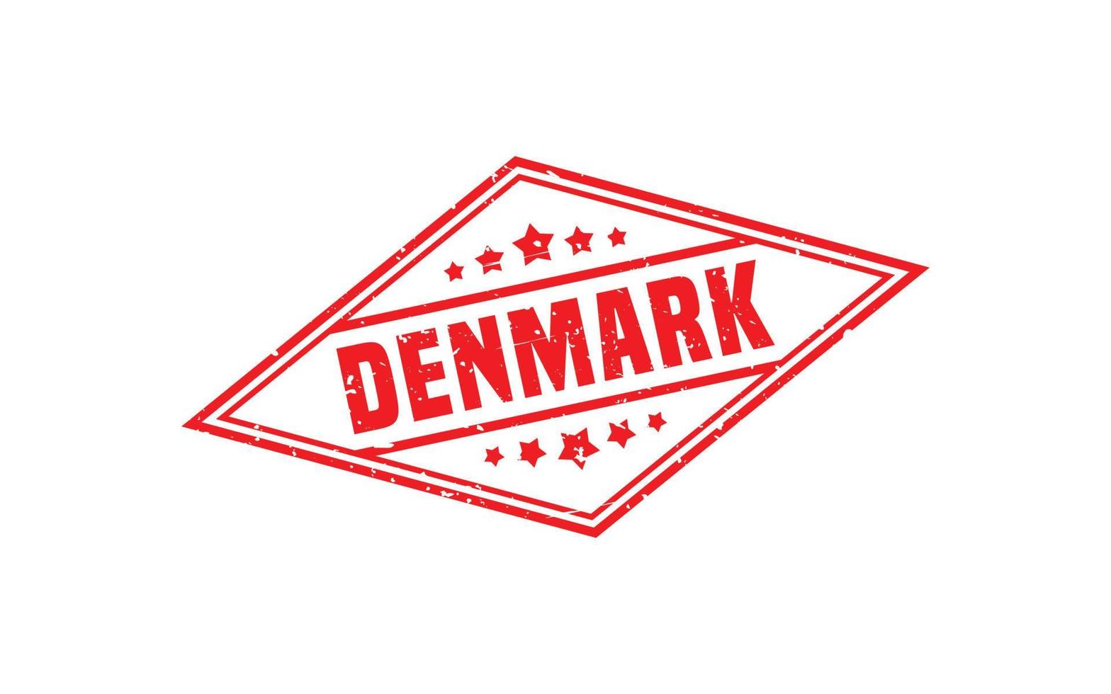 DENMARK stamp rubber with grunge style on white background vector