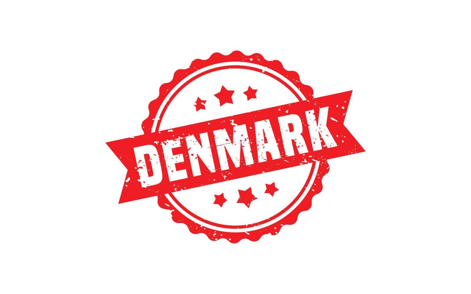 DENMARK stamp rubber with grunge style on white background vector