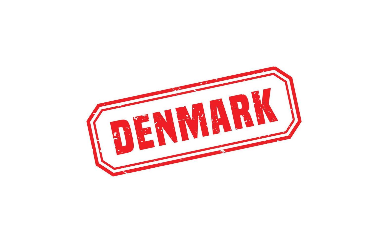 DENMARK stamp rubber with grunge style on white background vector