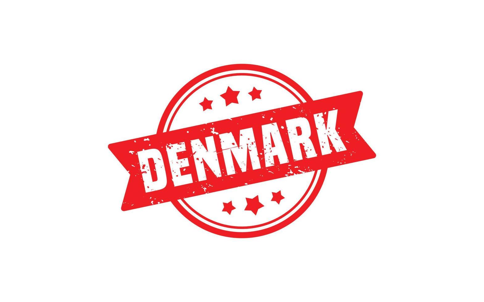 DENMARK stamp rubber with grunge style on white background vector