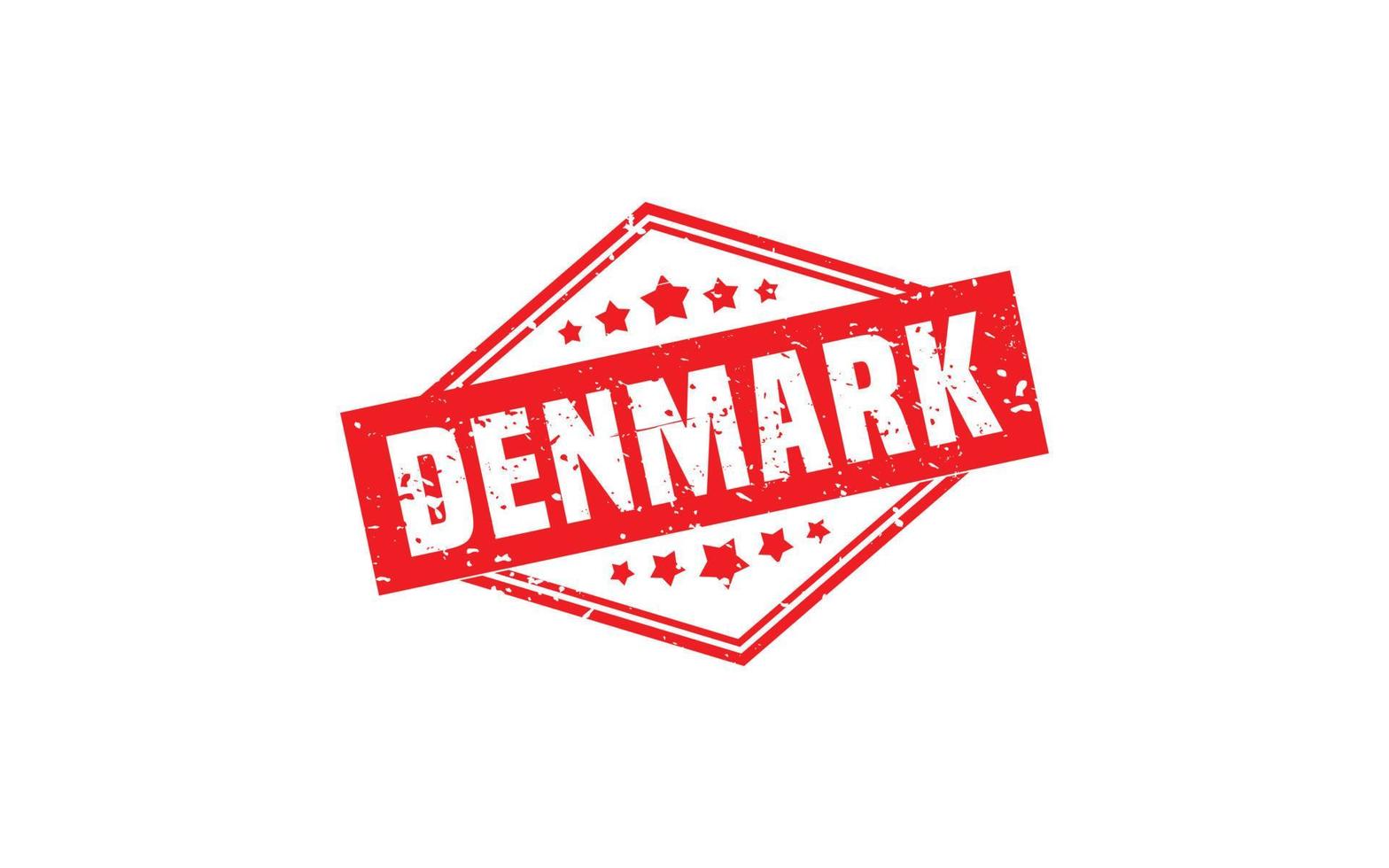 DENMARK stamp rubber with grunge style on white background vector