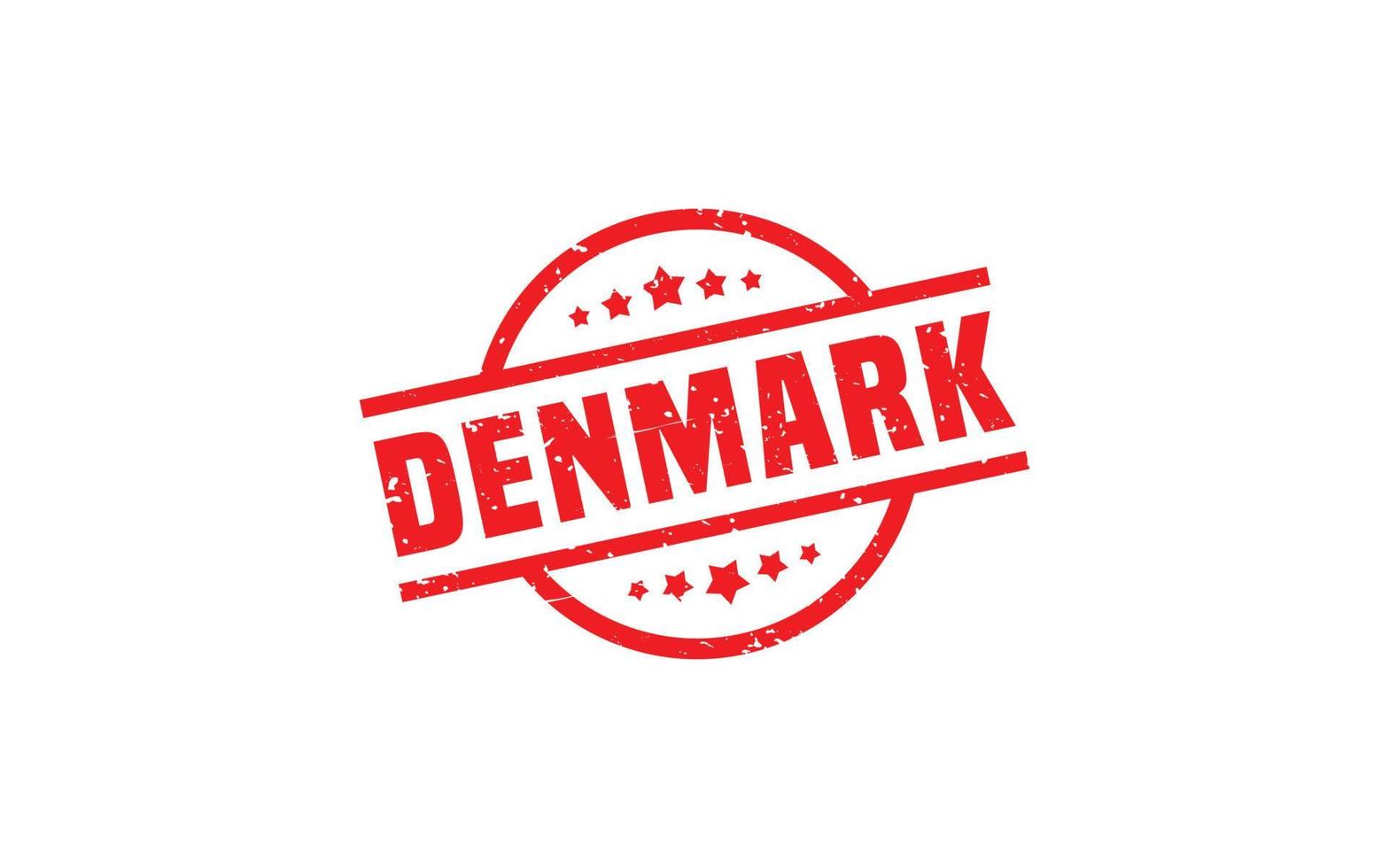 DENMARK stamp rubber with grunge style on white background vector