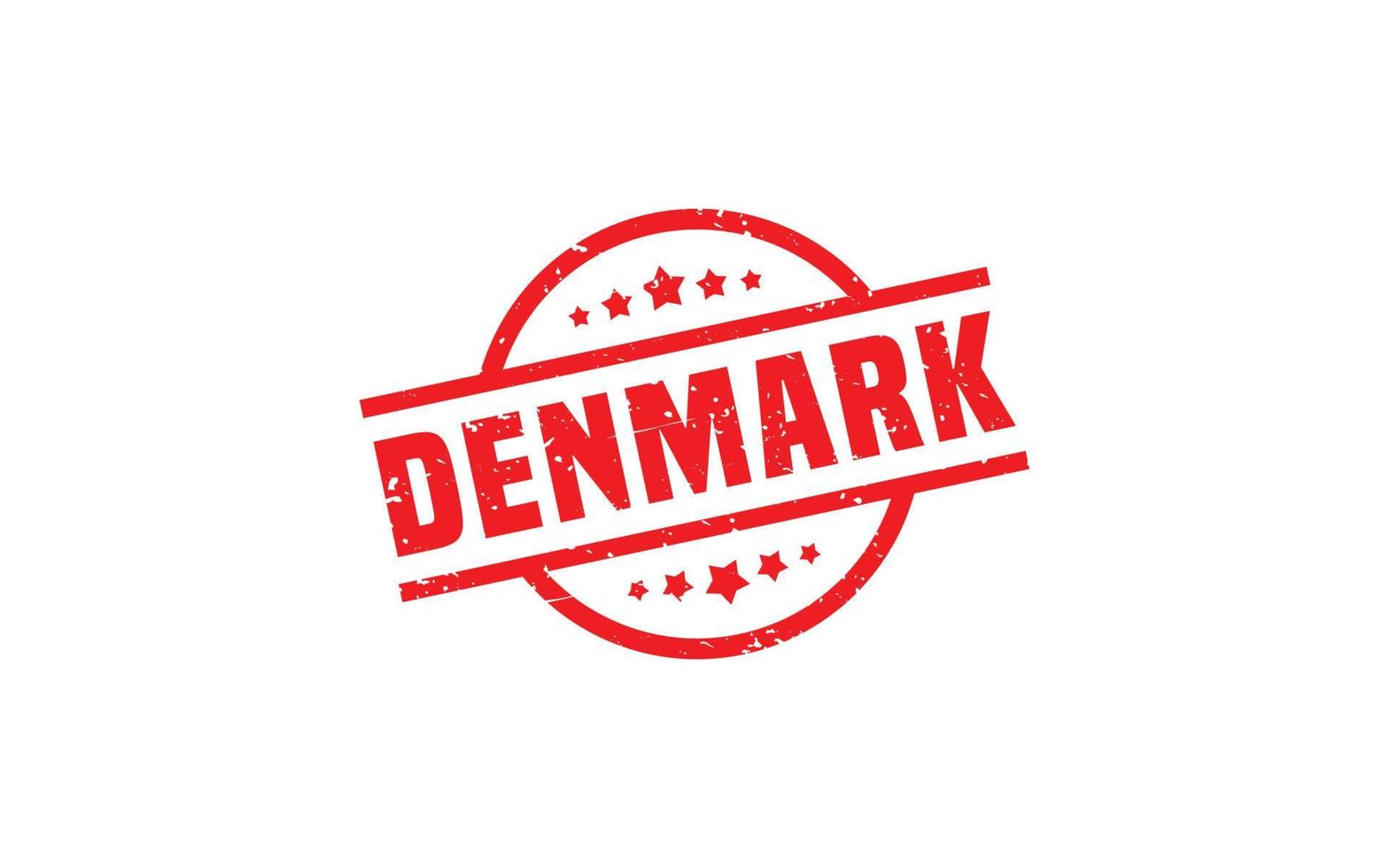 DENMARK stamp rubber with grunge style on white background vector