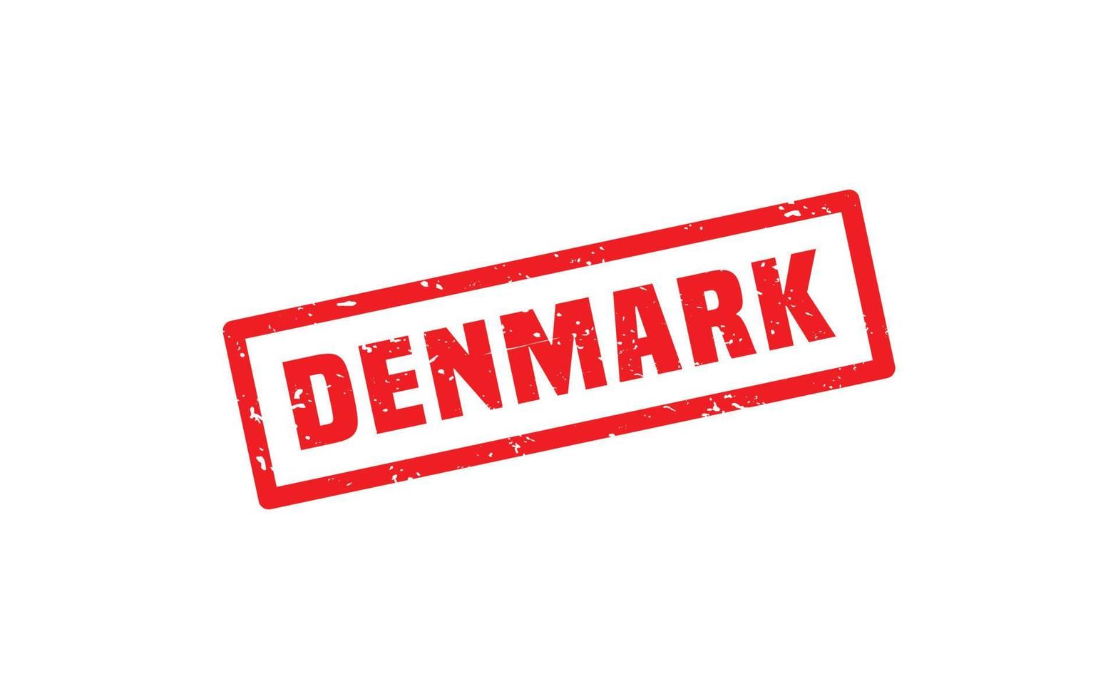 DENMARK stamp rubber with grunge style on white background vector