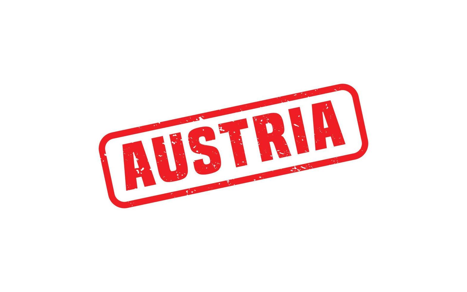 AUSTRIA stamp rubber with grunge style on white background vector