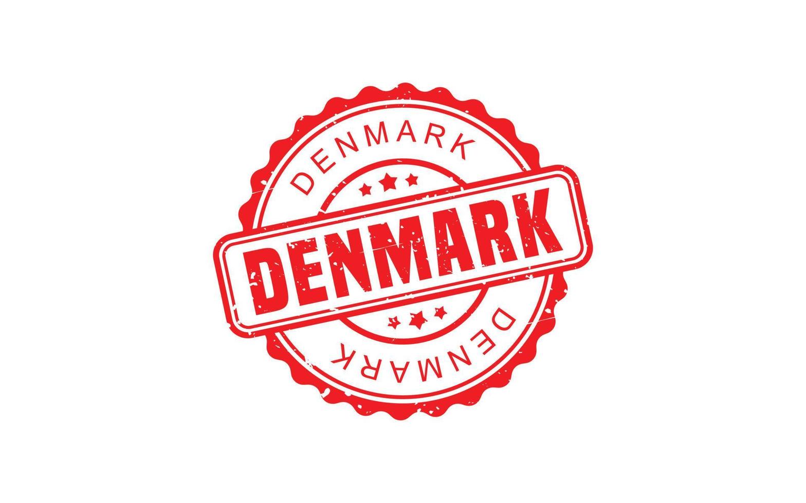 DENMARK stamp rubber with grunge style on white background vector