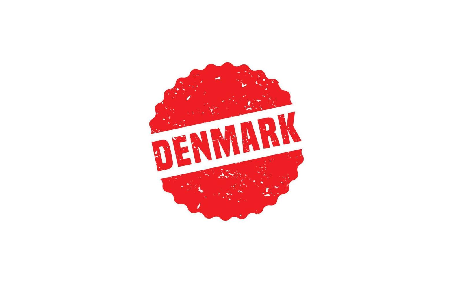 DENMARK stamp rubber with grunge style on white background vector