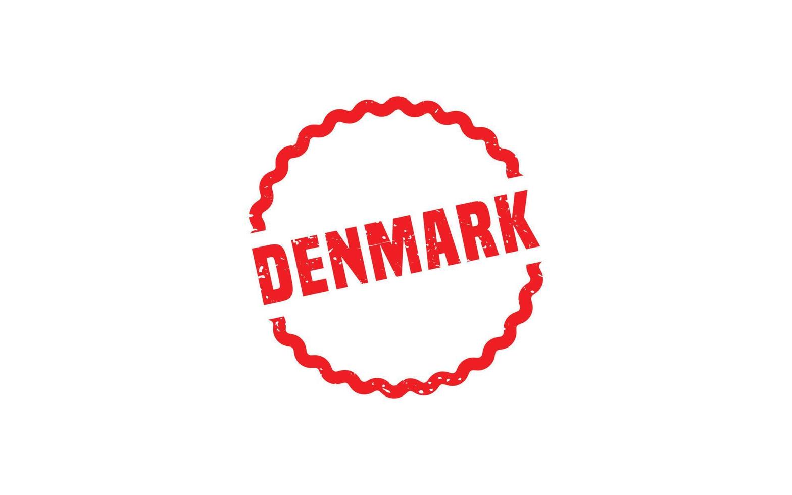 DENMARK stamp rubber with grunge style on white background vector