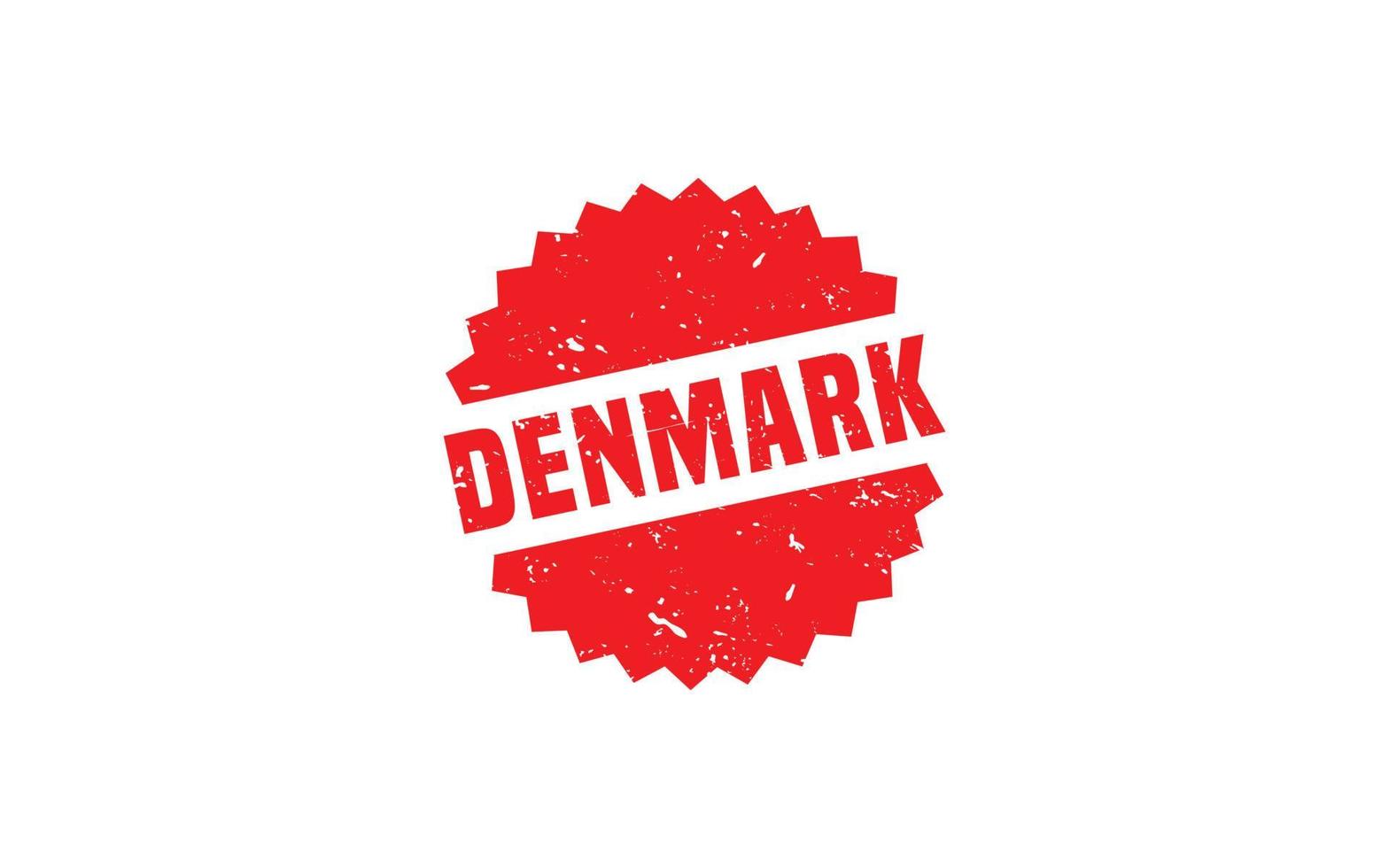DENMARK stamp rubber with grunge style on white background vector