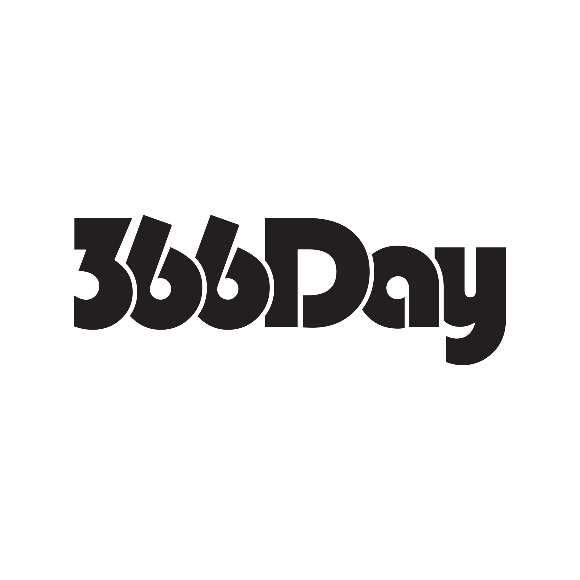 366 DAY text design vector isolated on white background. 16746217 Vector Art at Vecteezy