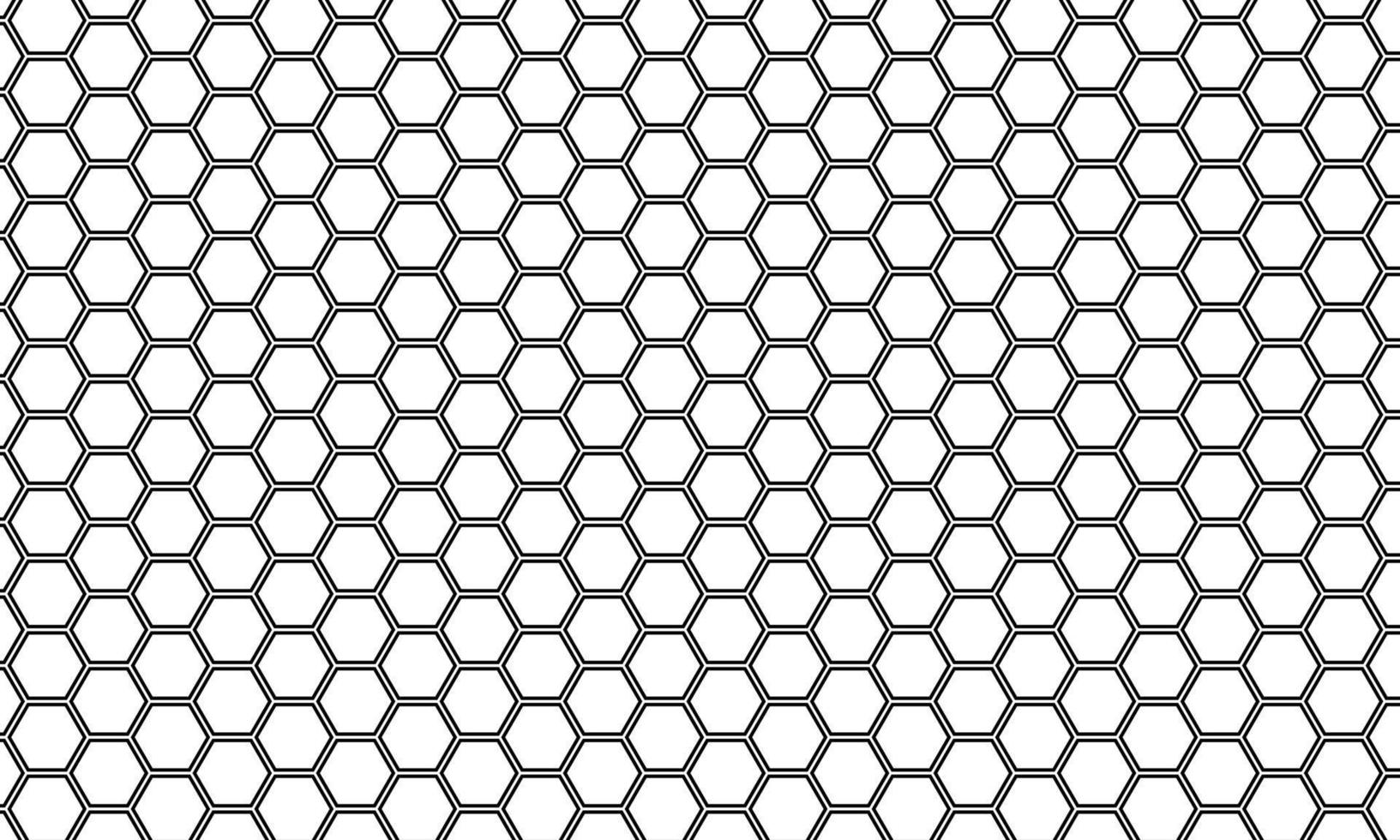 fondo de diseño de patrón hexagonal simple vector