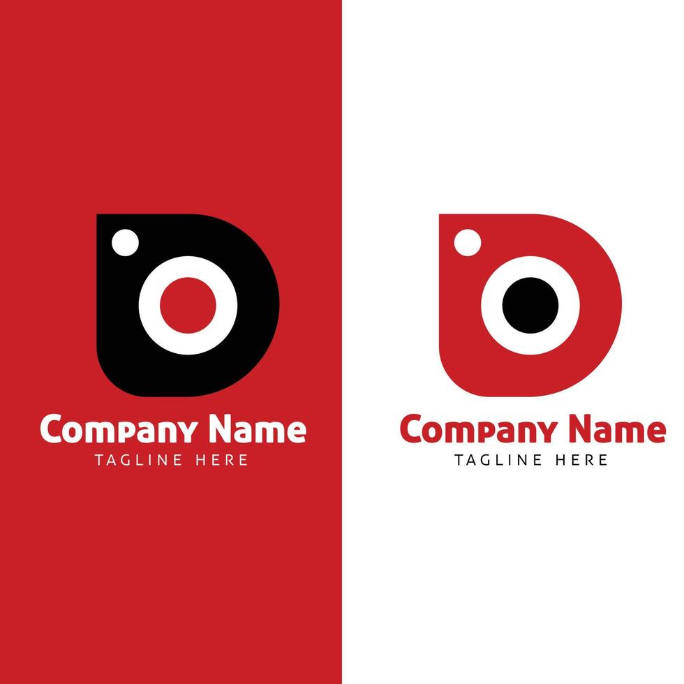 D letter Logo vector