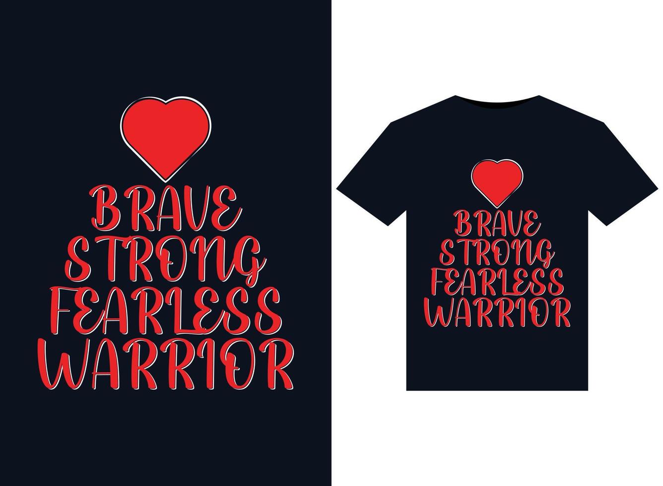 valientes ilustraciones de guerreros fuertes e intrépidos para el diseño de camisetas listas para imprimir vector