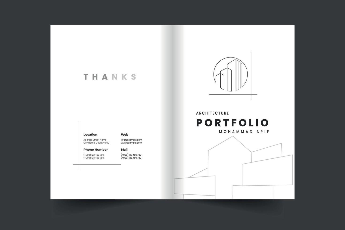 Building And Architecture Portfolio Cover Template And Brand Guideline building-and-architecture-portfolio-cover-template-and-brand-guideline