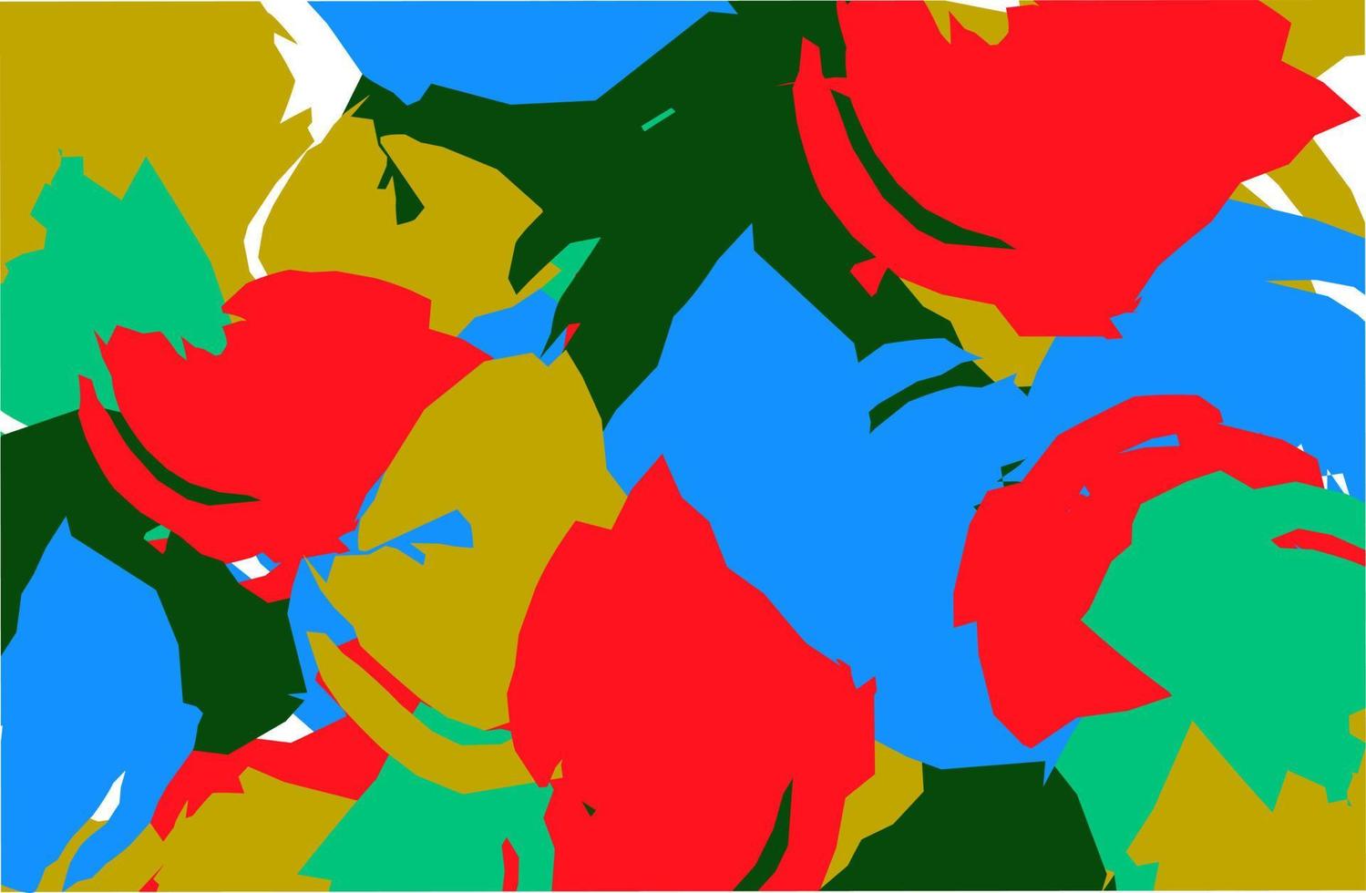 Doodle color mixed abstract background. vector