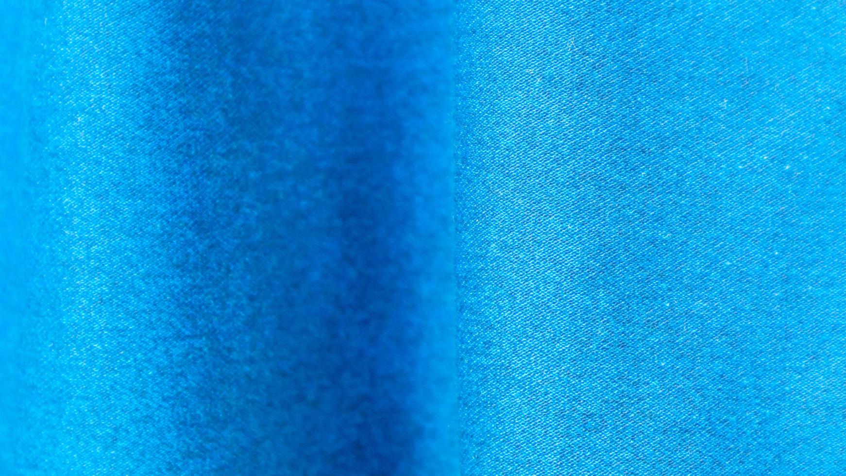blue cloth texture as background photo