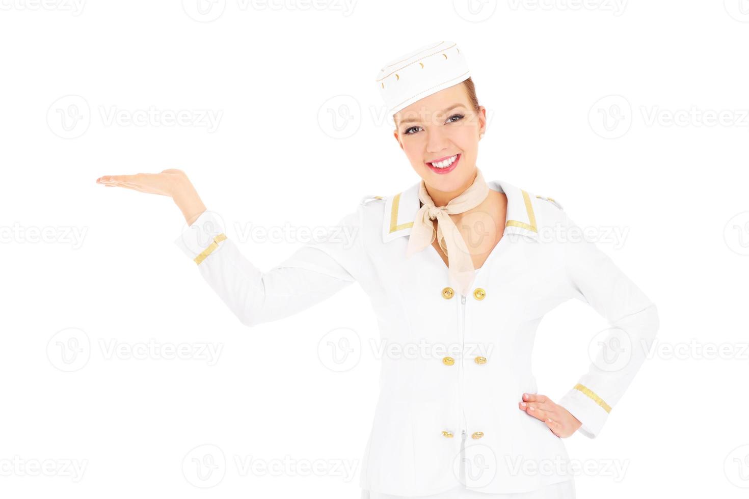 Beautiful Flight attendant photo