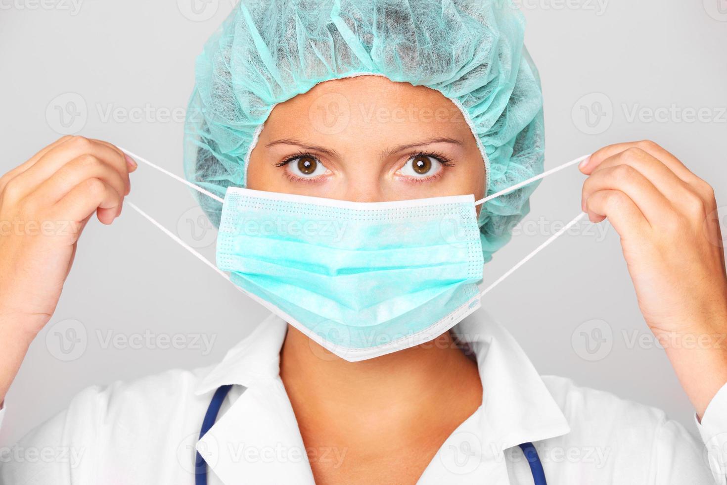 Health care female worker photo