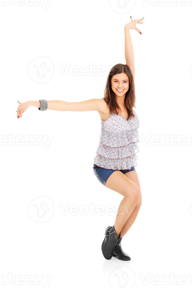 joven bailarina foto