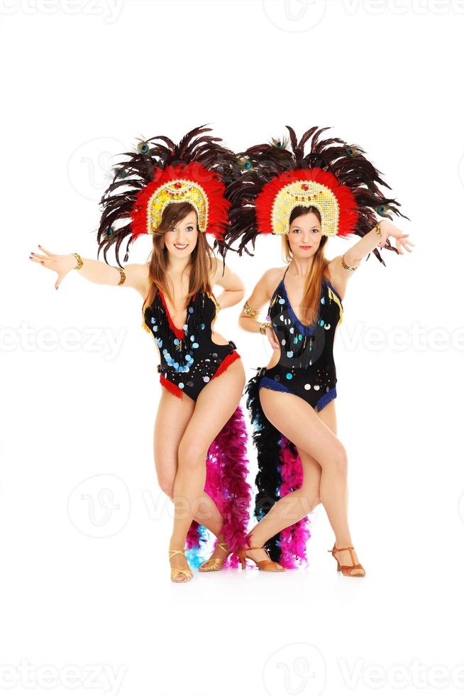 Women with carnival costume photo