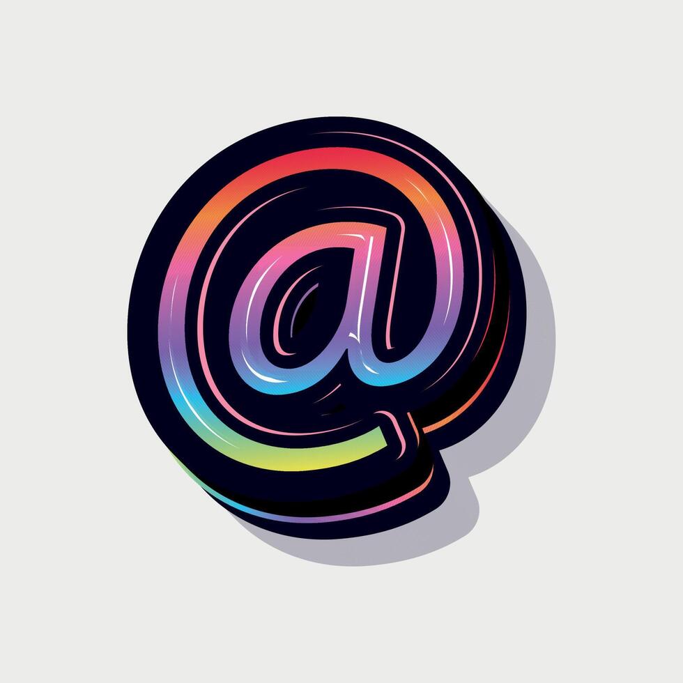 Paint style 3d sign 16747664 Vector Art at Vecteezy