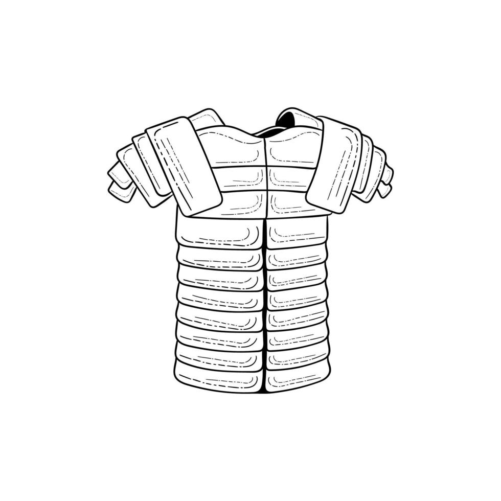 armor war illustration line art design vector