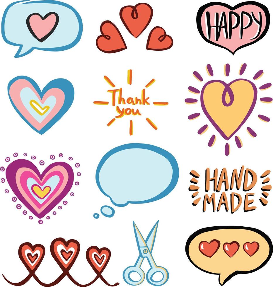 Friendship and love line icons. Interaction, Mutual understanding and assistance business. icons. vector