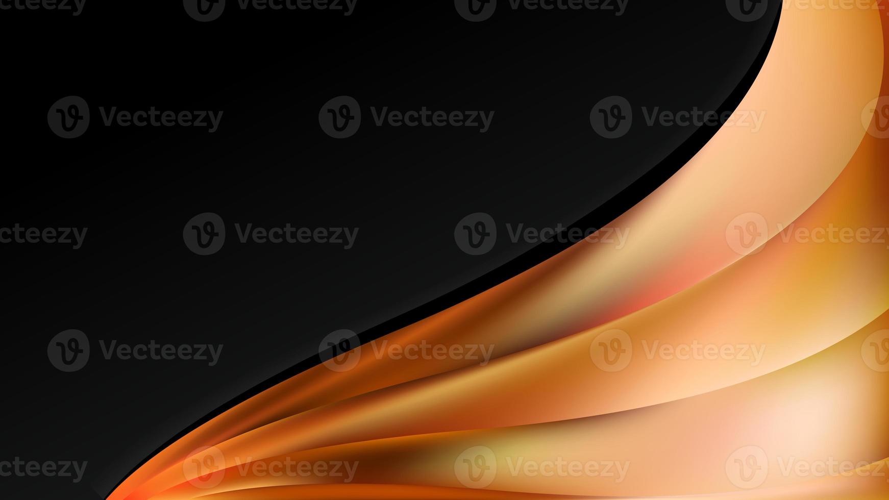 Orange and Black Business Background photo