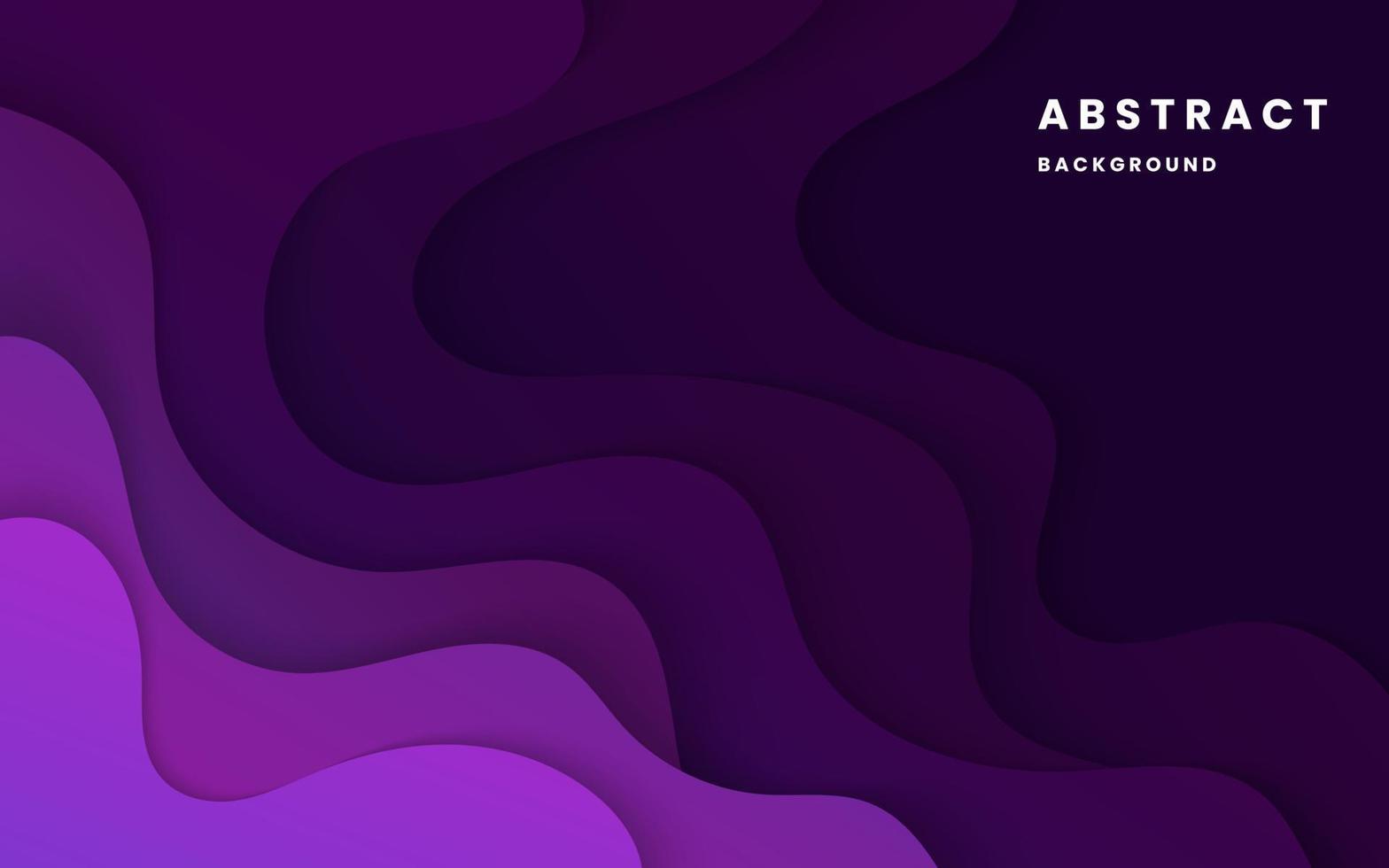 3D liquid abstract background with overlap layer background. purple gradient background dynamic wavy light and shadow. modern elegant design background. illustration vector 10 eps.