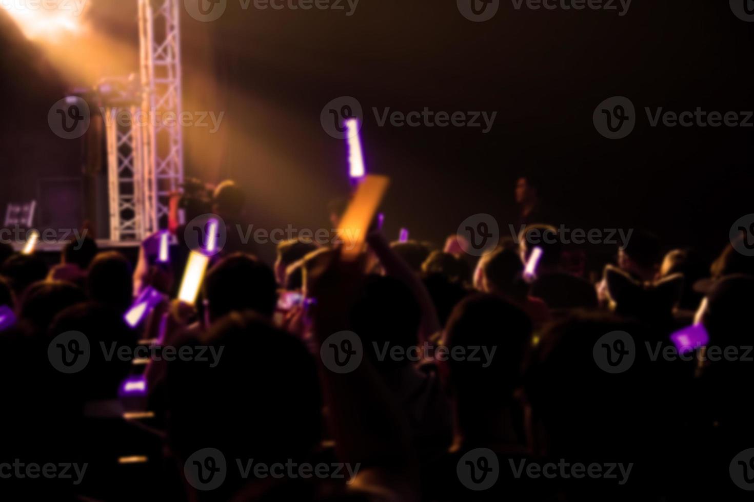 light bokeh in concert blur background photo