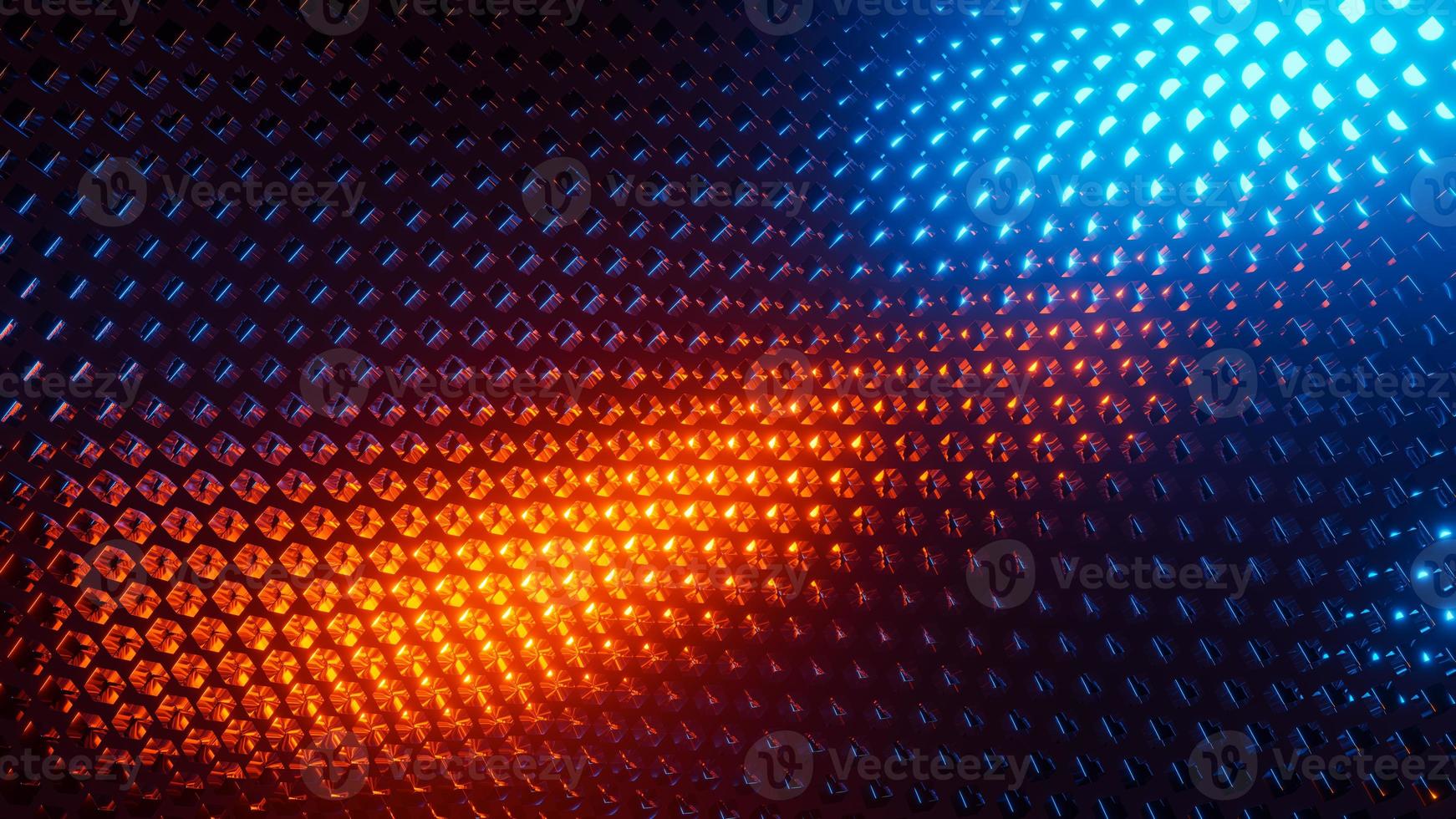 Abstract sparkling animated background. 3D rendering illustration. photo
