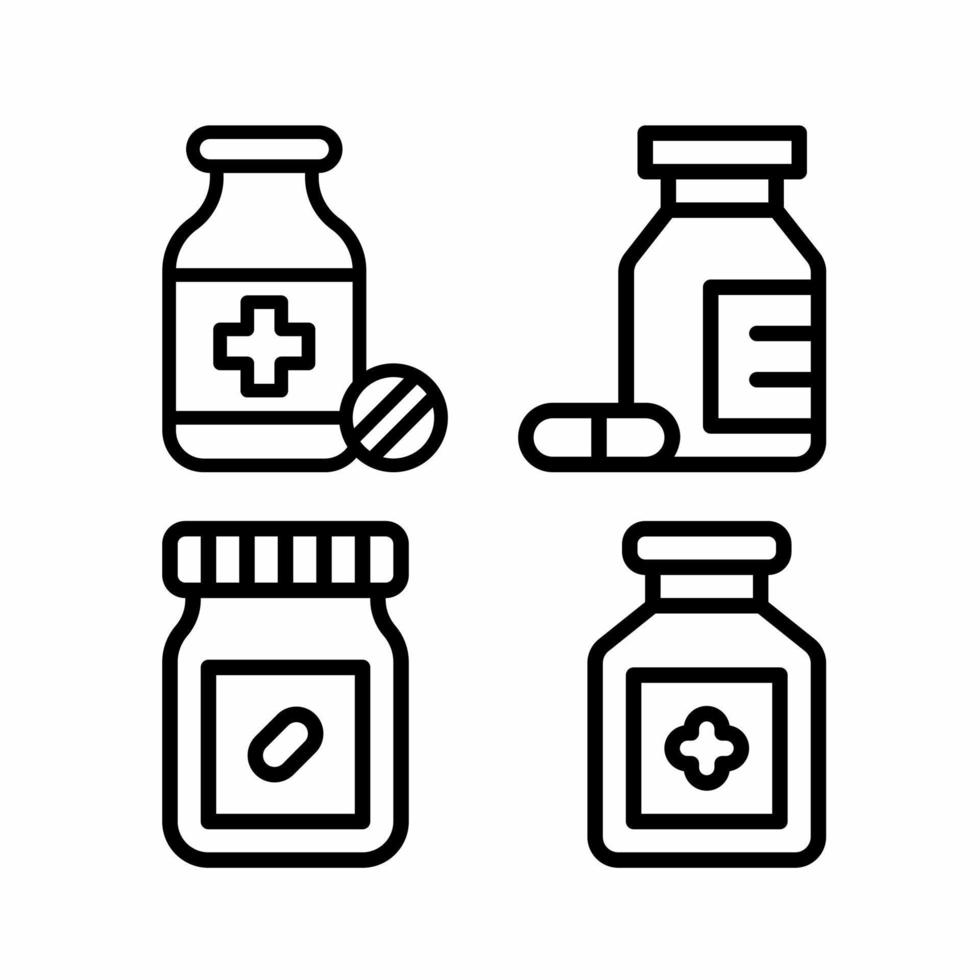 Syrup bottle icon illustration template. Stock vector. vector