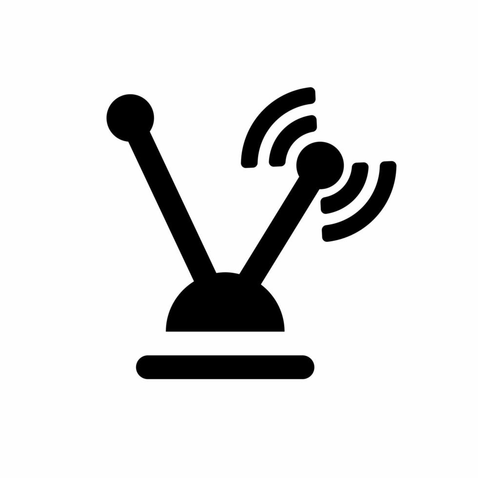 plantilla de ilustración de icono de antena. vector de acciones