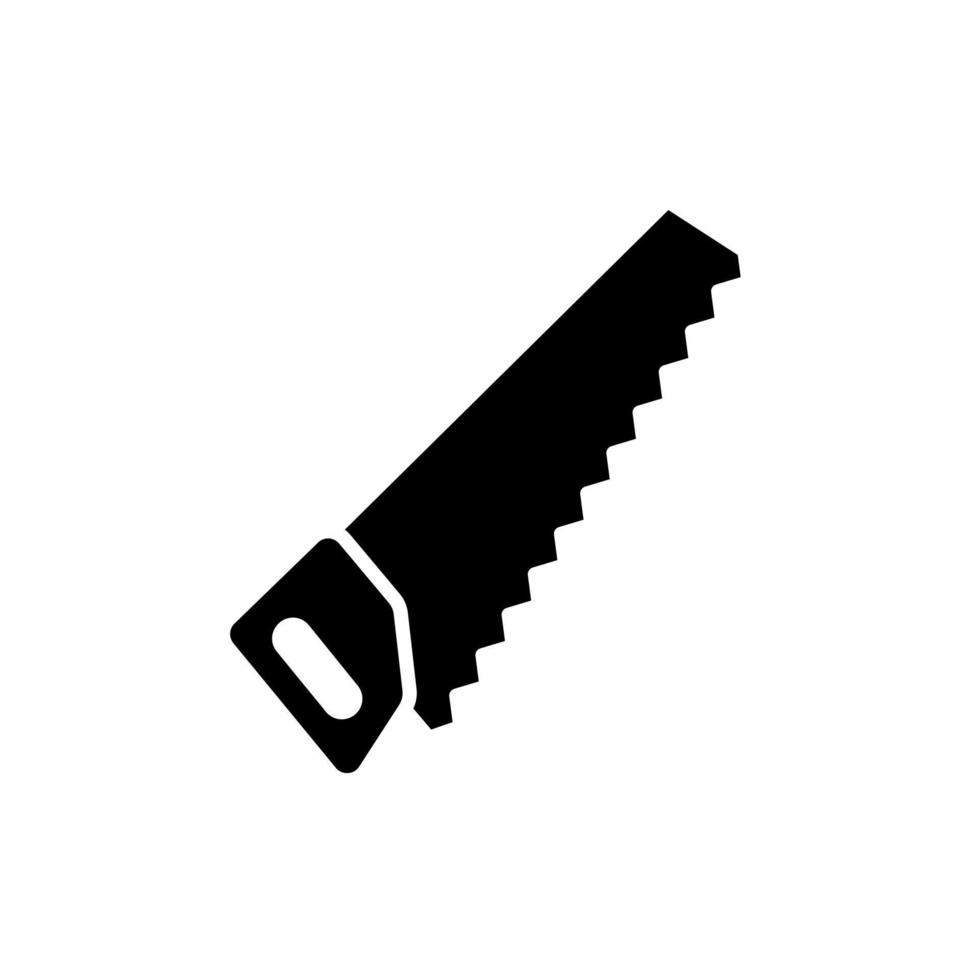 Chainsaw illustration icon. Chainsaw icon template. Stock vector. vector