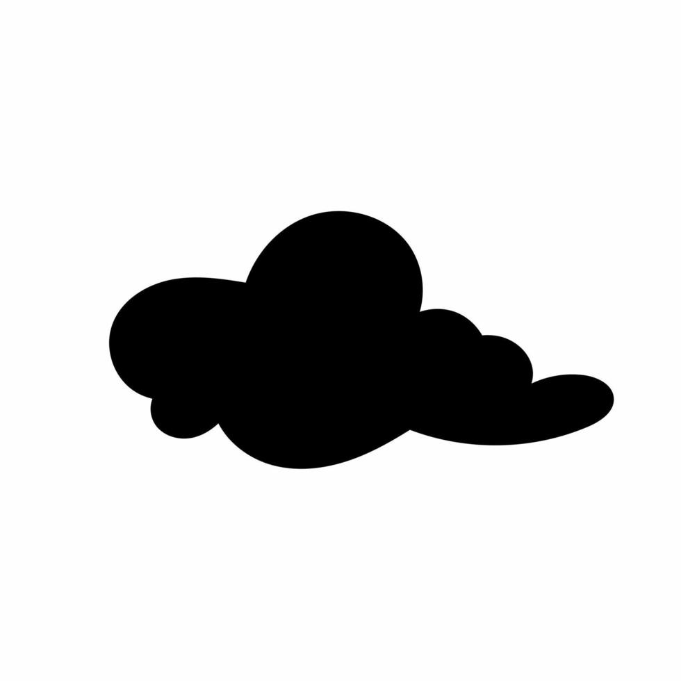 Cloud icon illustration template. Stock vector. vector