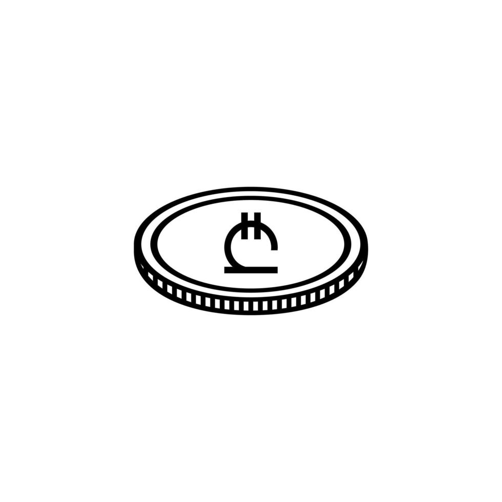 Georgia Currency Symbol, Georgian Lari Icon, GEL Sign. Vector Illustration