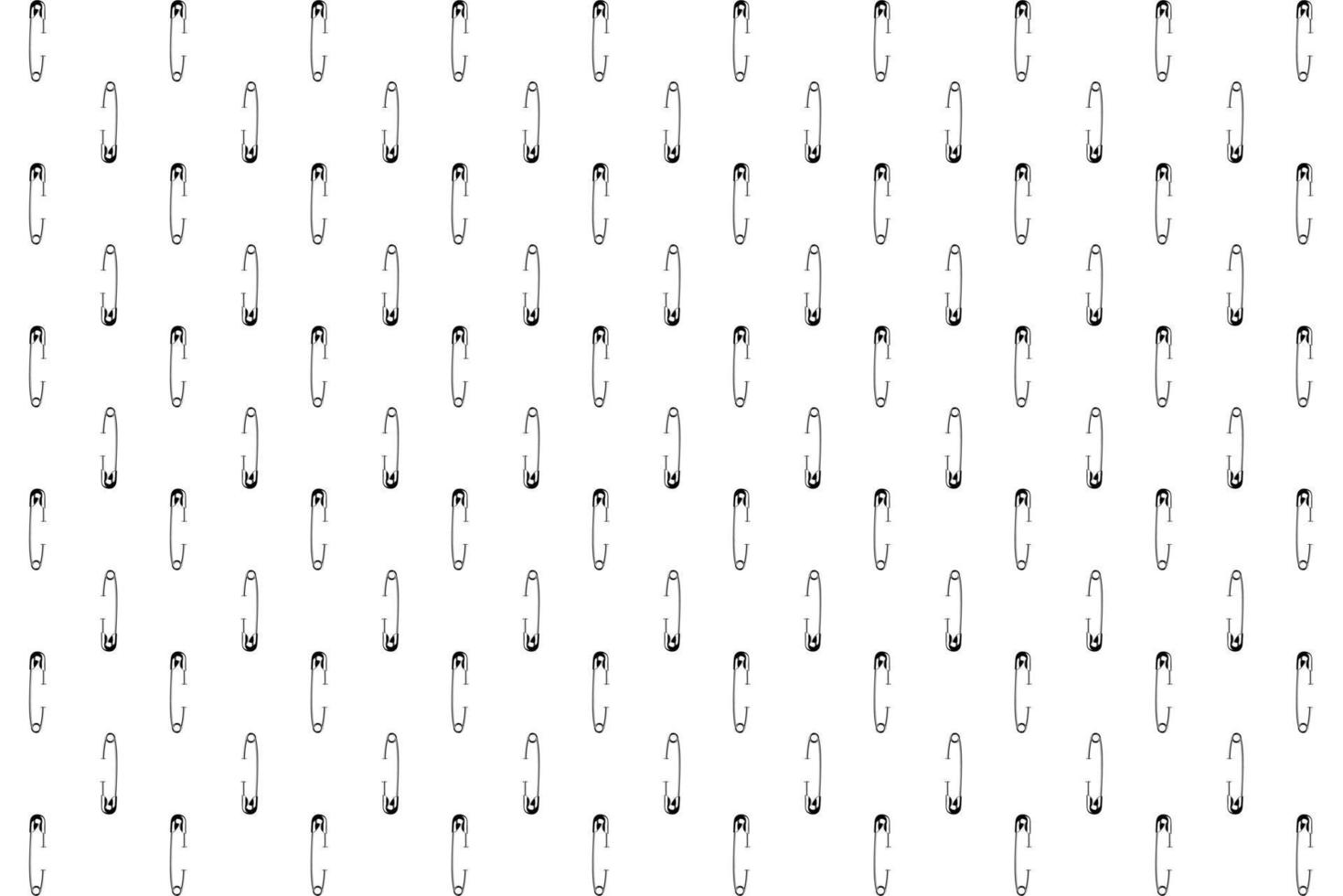 Seamless Motif Pattern Inspired by Safety Pin for Decoration, Ornate, Website, Fashion Motifs Pattern, Art Illustration, Background or Graphic Design Element. Vector Illustration