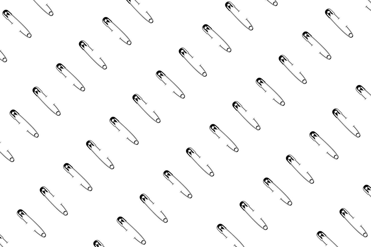 Seamless Motif Pattern Inspired by Safety Pin for Decoration, Ornate, Website, Fashion Motifs Pattern, Art Illustration, Background or Graphic Design Element. Vector Illustration