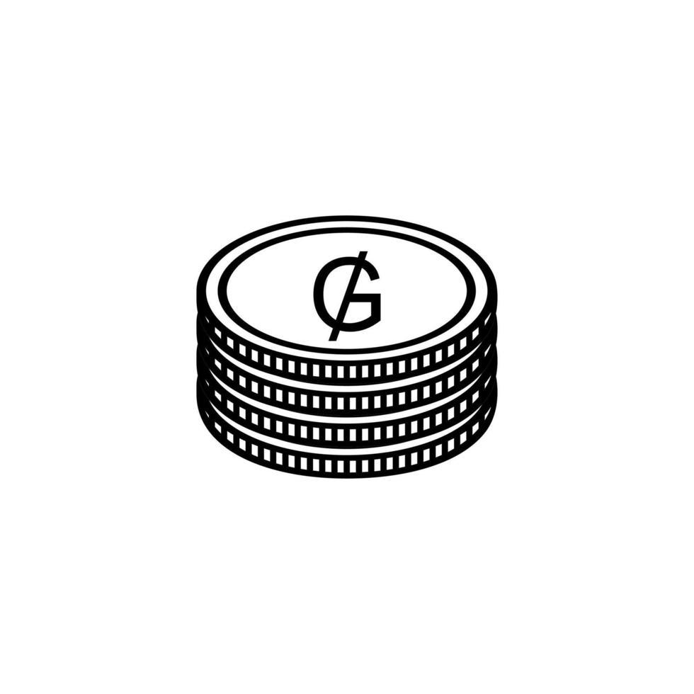 Paraguay Currency Symbol, Paraguayan Guarani Icon, PYG Sign. Vector Illustration