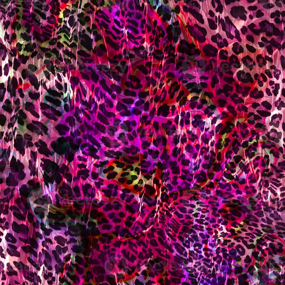 Leopard skin pattern abstract style,Textile and fashion fabric,Vintage style texture,Animal skin background,Leopard designed textile print pattern,Abstract leopard texture design photo