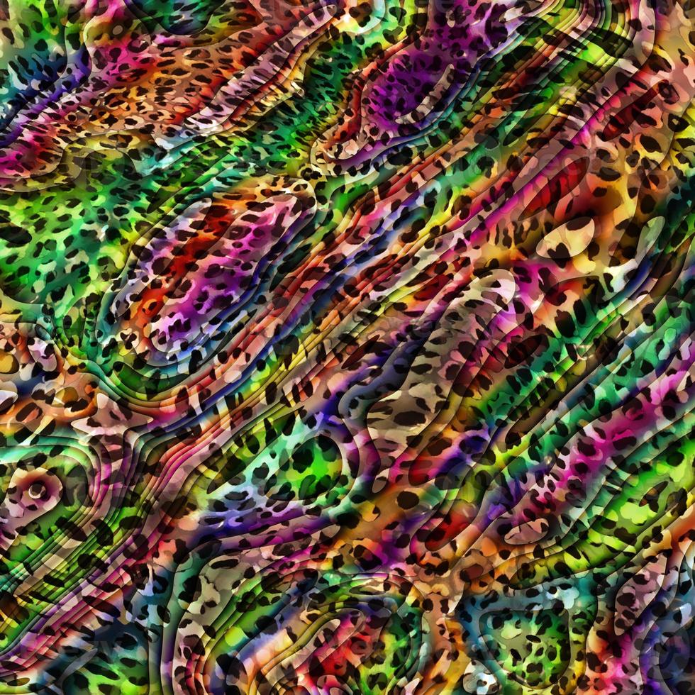 estilo abstracto de patrón de piel de leopardo, tela textil y de moda, textura de estilo vintage, fondo de piel animal, patrón de estampado textil diseñado por leopardo, diseño abstracto de textura de leopardo foto