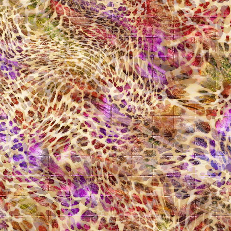 Leopard skin pattern abstract style,Textile and fashion fabric,Vintage style texture,Animal skin background,Leopard designed textile print pattern,Abstract leopard texture design photo