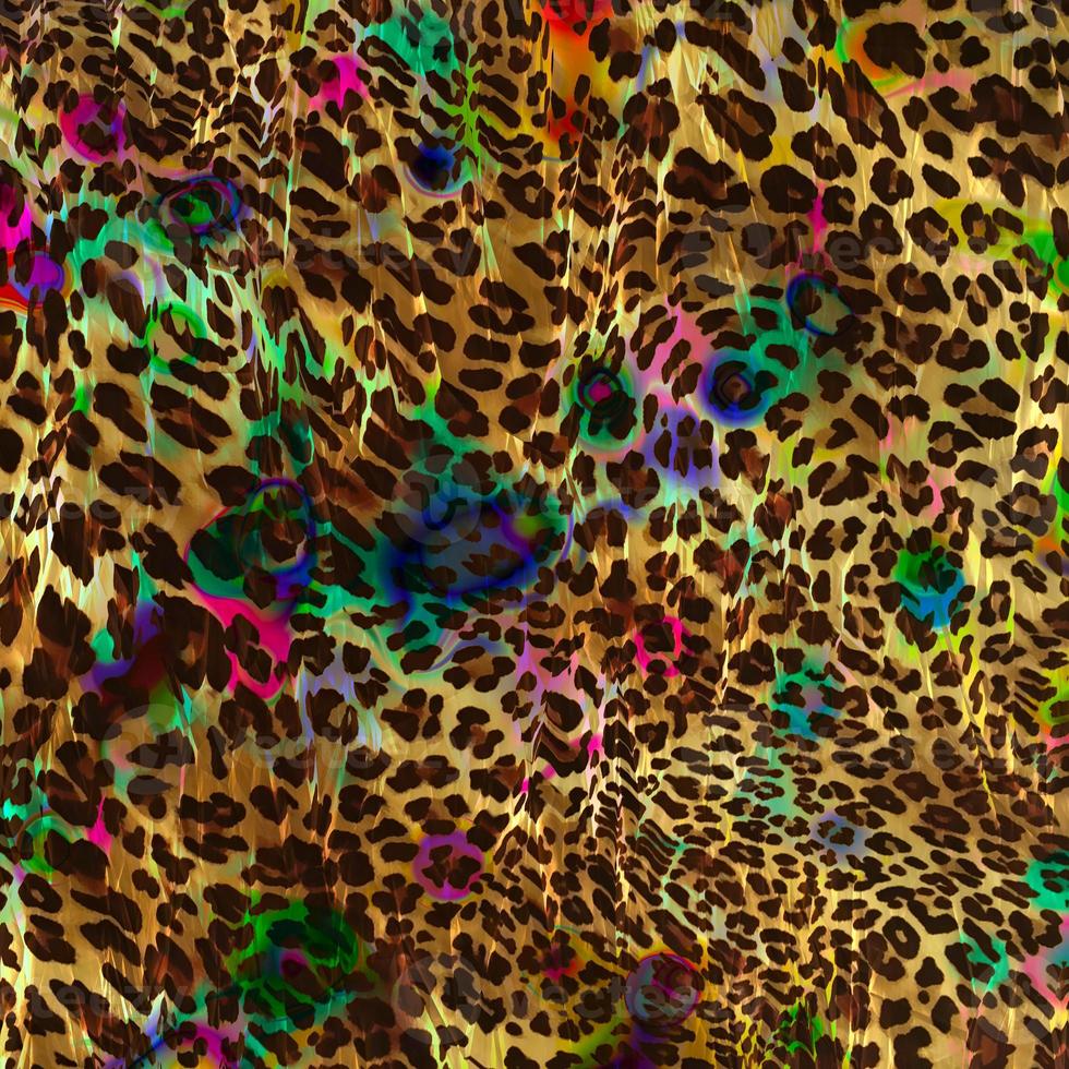 Leopard skin pattern abstract style,Textile and fashion fabric,Vintage style texture,Animal skin background,Leopard designed textile print pattern,Abstract leopard texture design photo