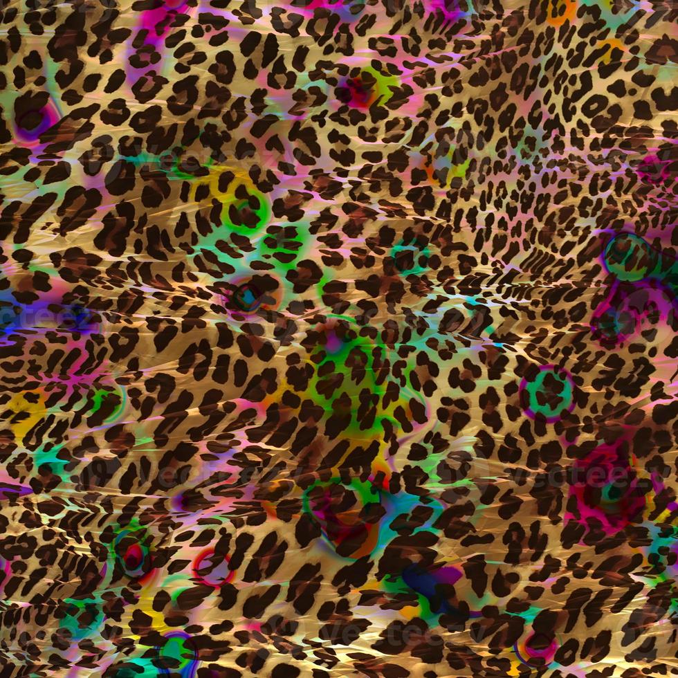 Leopard skin pattern abstract style,Textile and fashion fabric,Vintage style texture,Animal skin background,Leopard designed textile print pattern,Abstract leopard texture design photo