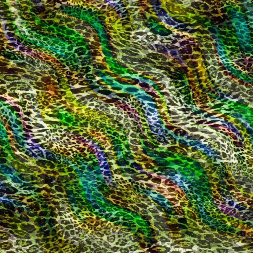 estilo abstracto de patrón de piel de leopardo, tela textil y de moda, textura de estilo vintage, fondo de piel animal, patrón de estampado textil diseñado por leopardo, diseño abstracto de textura de leopardo foto