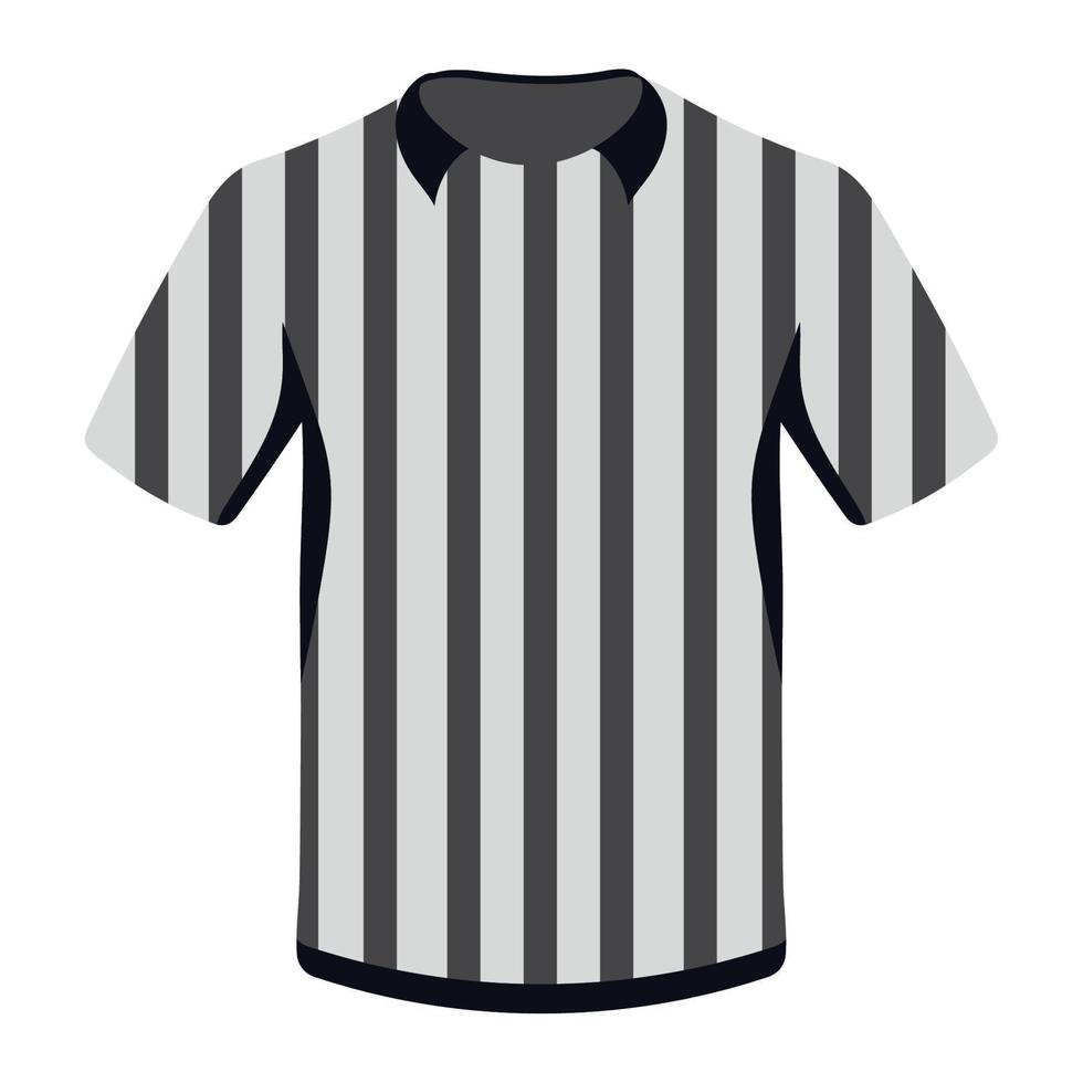 american football referee jersey vector