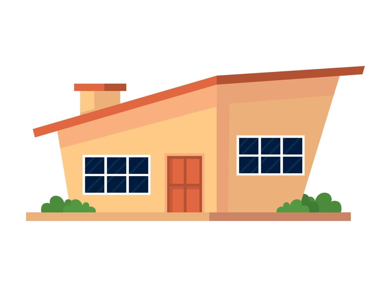 house isolated icon vector